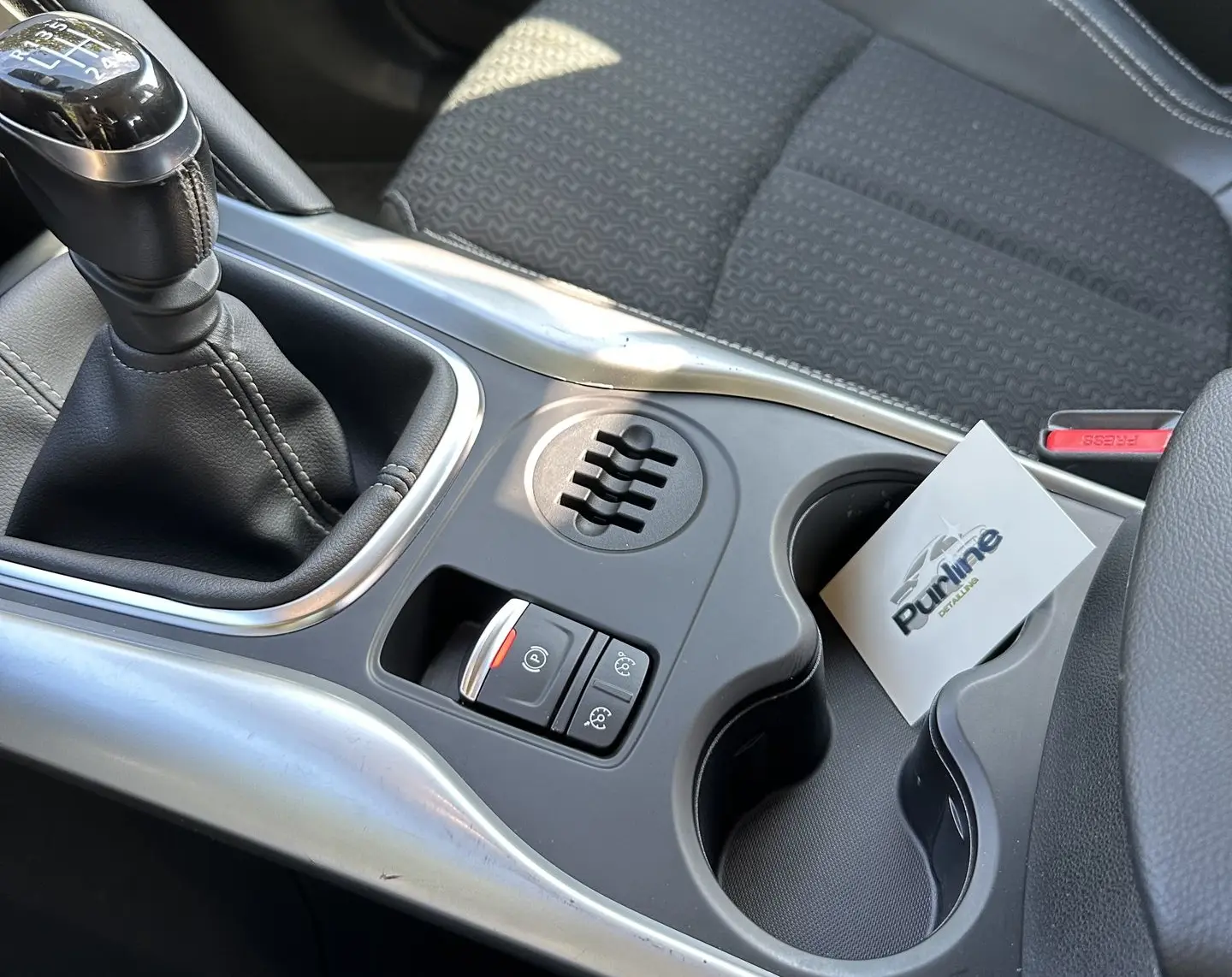 Intérieur de voiture propre